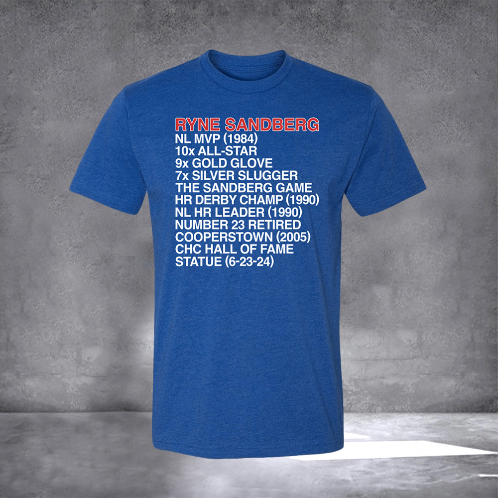 Ryne Sandberg The Ryno Fo23ver Forever 23 Shirt Rynos Accomplishments T-Shirt