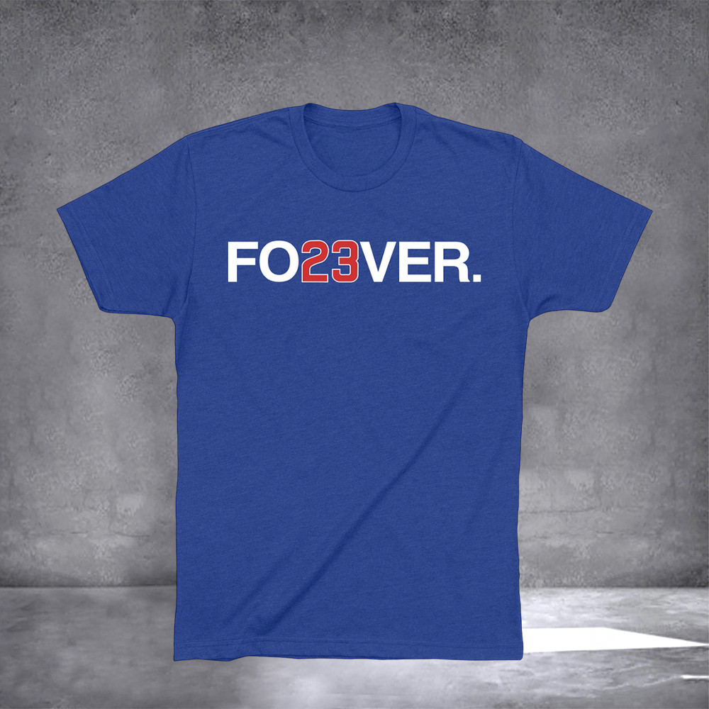 Ryne Sandberg The Ryno Fo23ver Forever 23 T-Shirt Fo23ver 100 Donated Shirt Fans Gifts