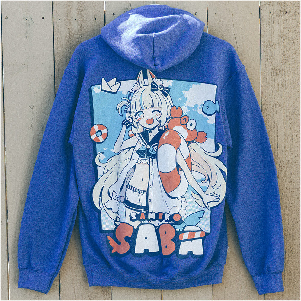 Saba Hoodie Omocat X Sameko Saba Merch Birthday Gifts For BFF Christmas Presents