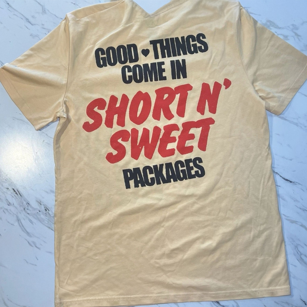 Sabrina Carpenter Merch Good Things Come In Short N Sweet Packages Shirt Gifts For Fans