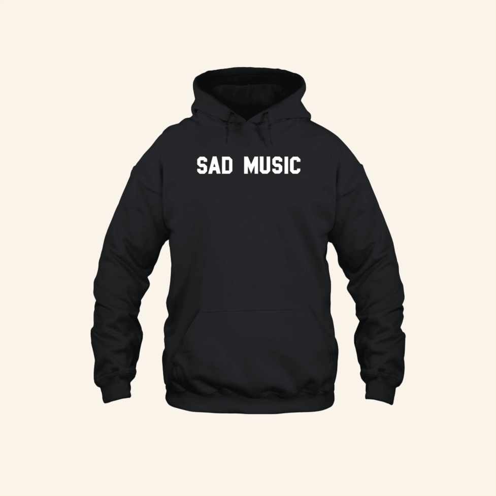 Sad Music Hoodie Death Cab For Cutie Merch Birthday Gifts For Fans Gifts For Friends