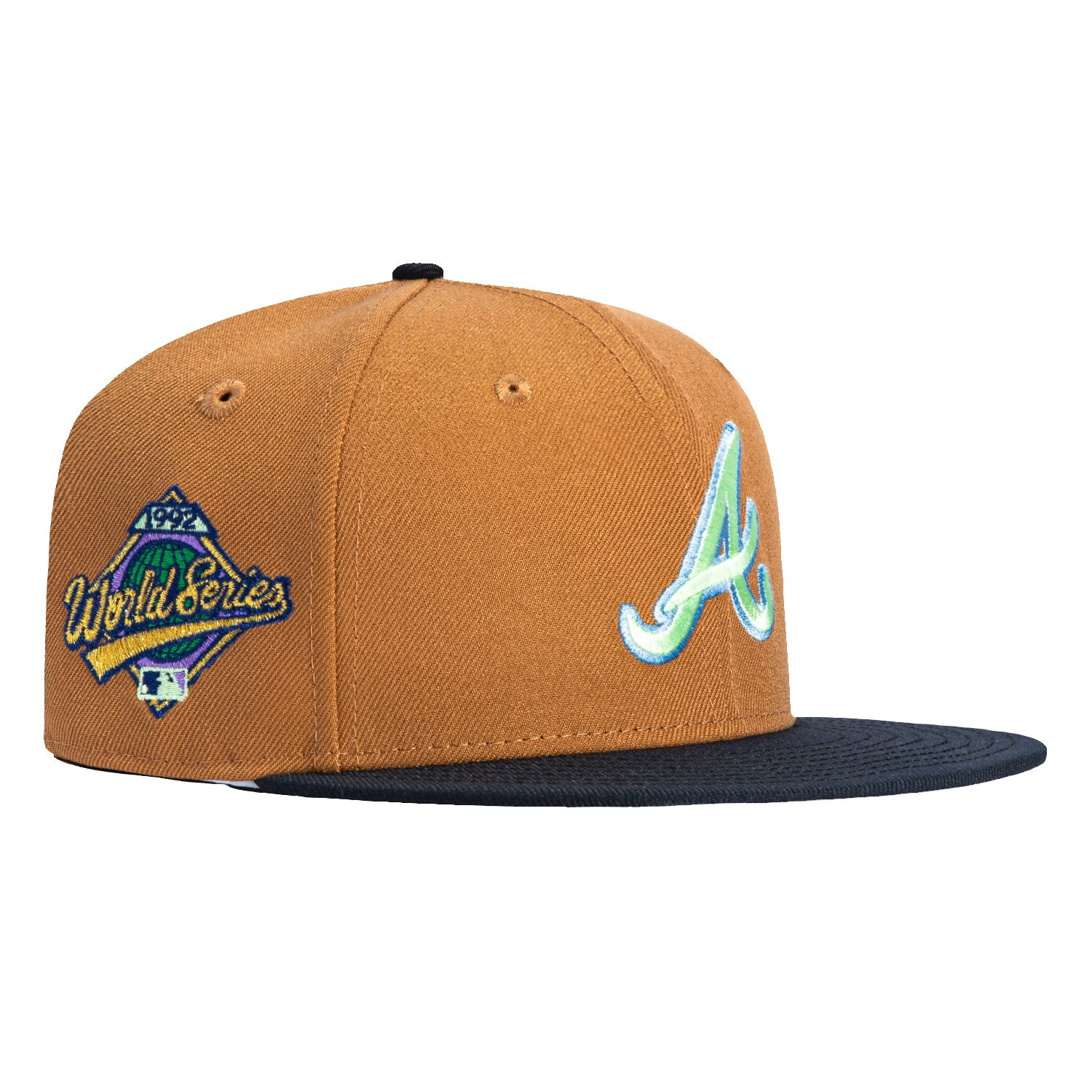 Salt Water Taffy Atlanta Braves 1995 World Series Snapback Hat Best Gifts For Baseball Fans