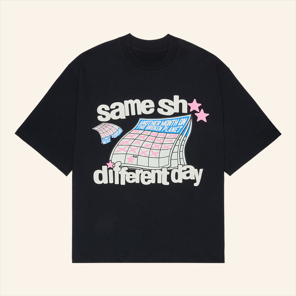 Same Sh Different Day T-Shirt Broken Planet Merch Gift Ideas For Friends Gifts For Besties