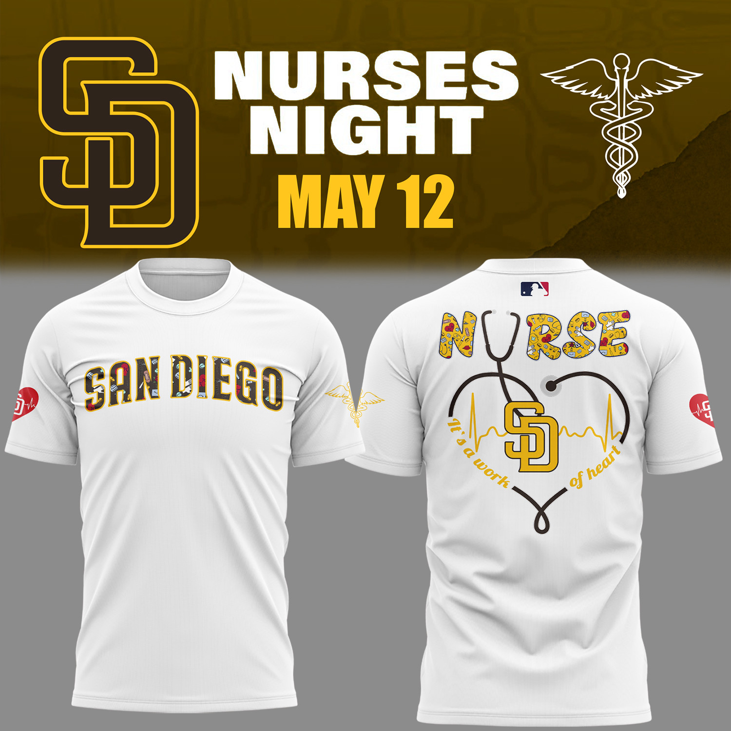San Diego Baseball Nurses Night Jersey Best Merch Gifts For Cool Baseball Gifts