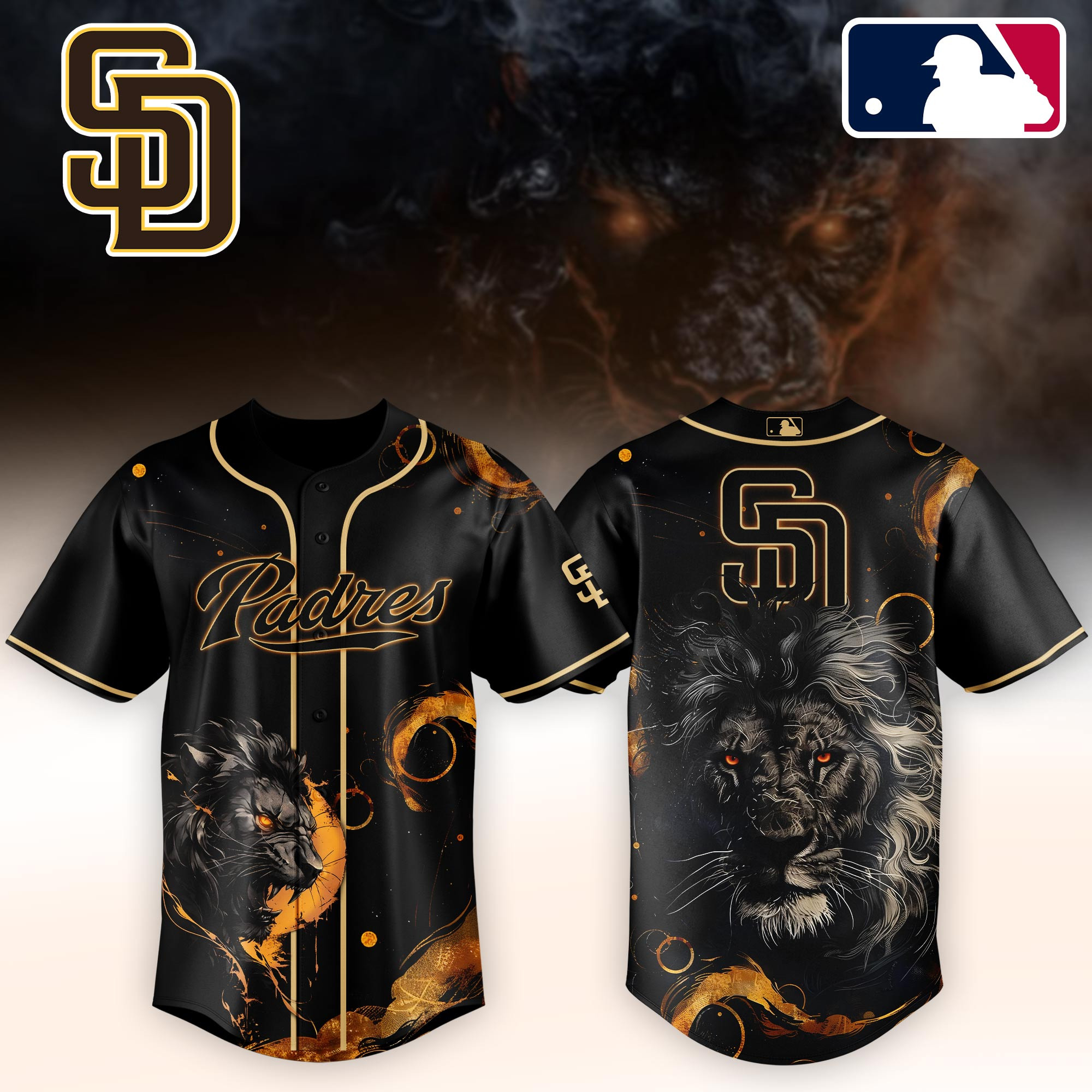 San Diego Padres Mlb X Lion Baseball Jersey For Fans