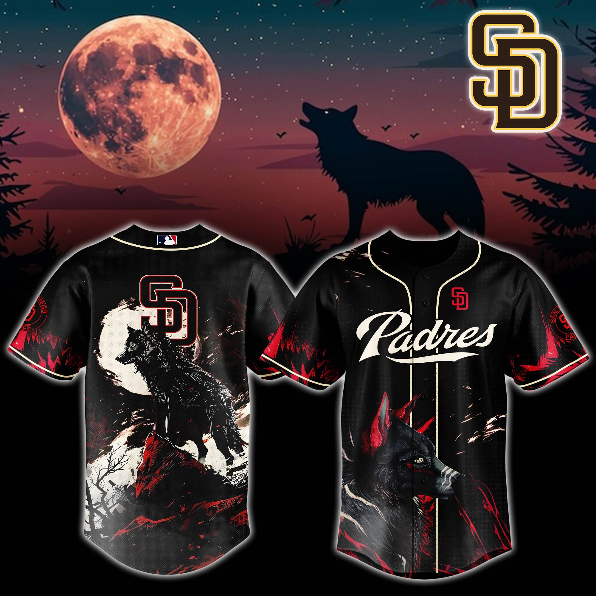 San Diego Padres Mlb X Worf Baseball Jersey For Fans