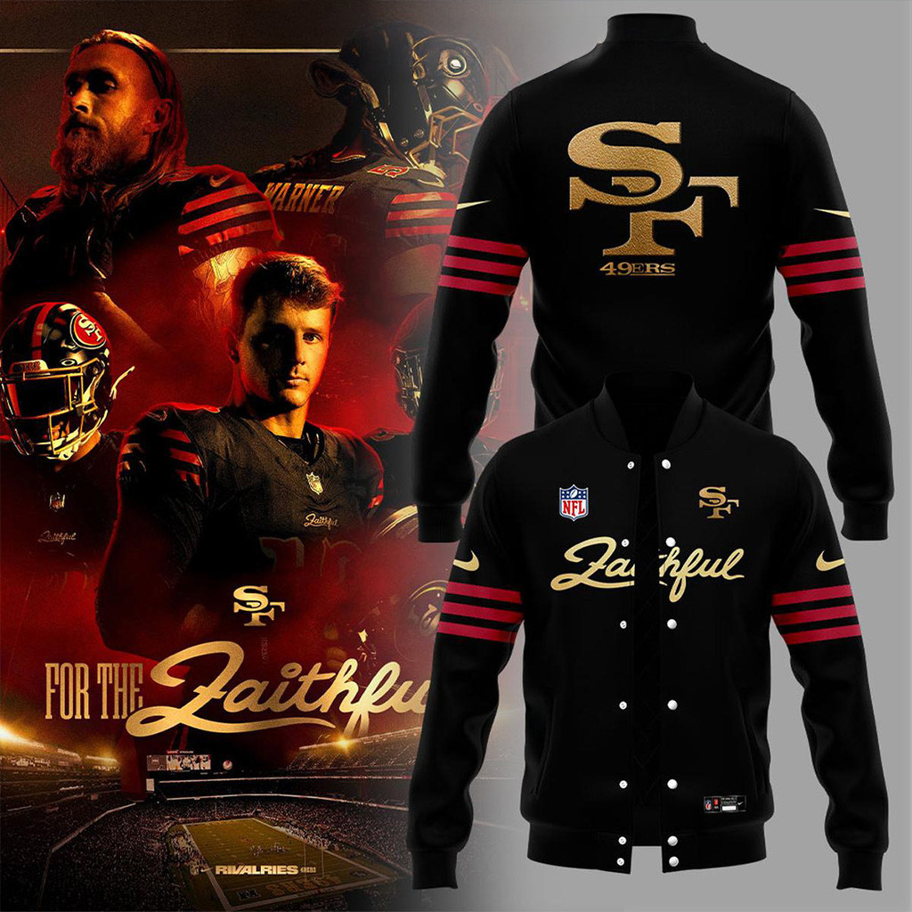 San Francisco 49Ers New Rivalries Faithful 2025 Baseball Jacket San Francisco 49Ers Merch