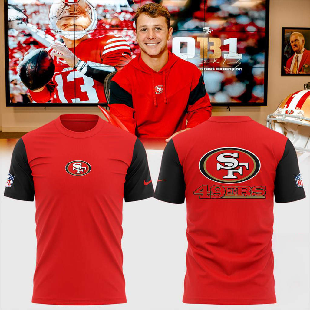 San Francisco 49ers The Rivalries Uniforms 2025 Red T-Shirt 49ers Merch Best Gifts For Him