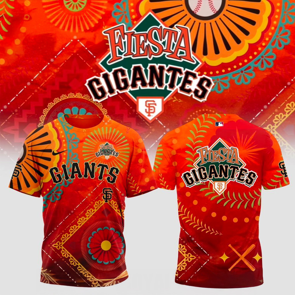 San Francisco Giants Fiesta Gigantes Heritage Night T-Shirt Giants Merch Gift For Fans