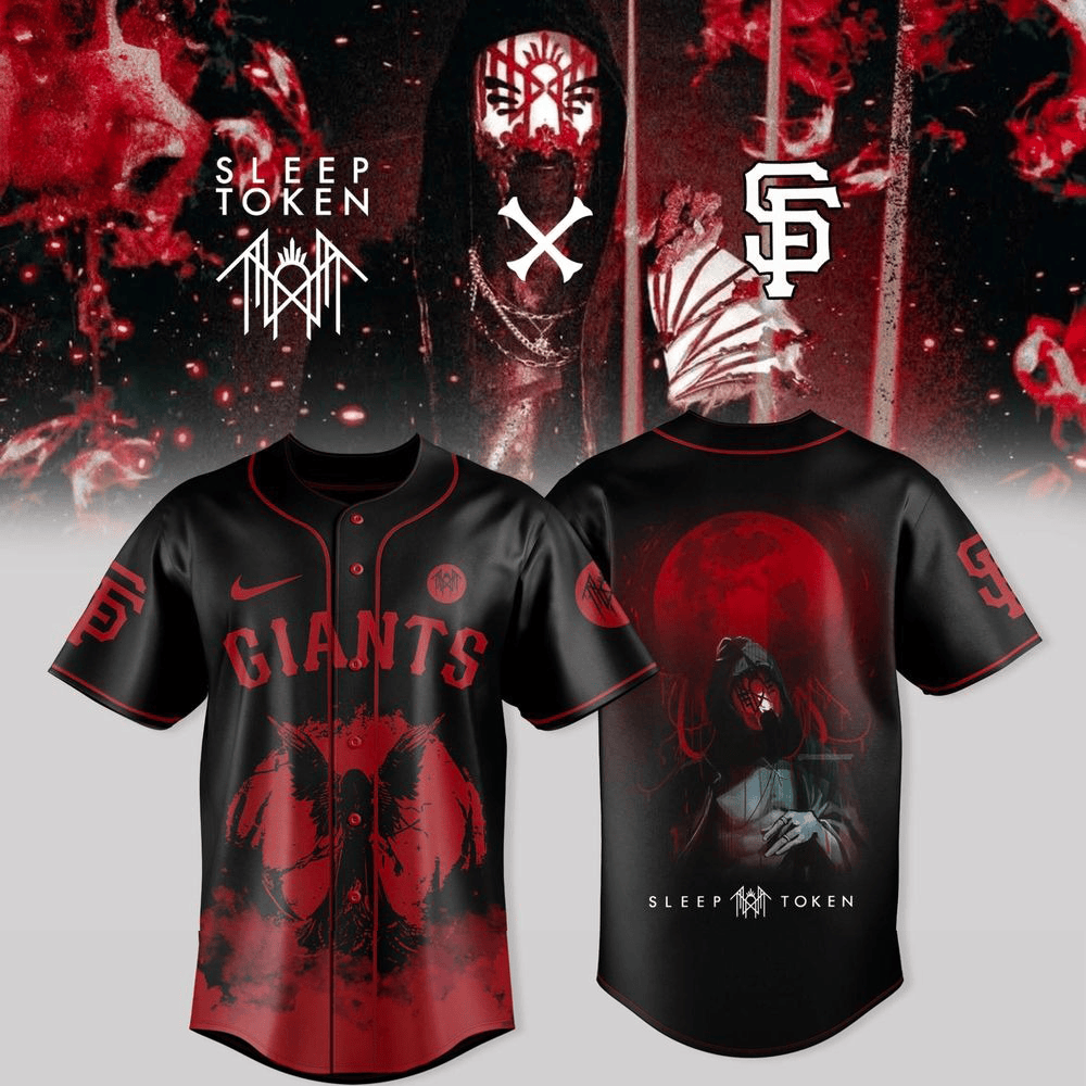 San Francisco Giants X Sleep Token Even In Arcadia Tour Merch Baseball Jersey Giants Merch