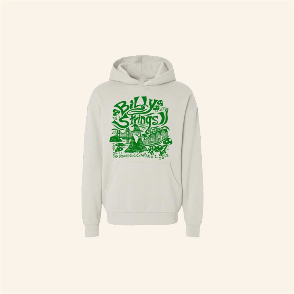 San Francisco Wizard Hoodie Billy Strings Merch Best Birthday Gifts For Husband BFF Gifts Ideas