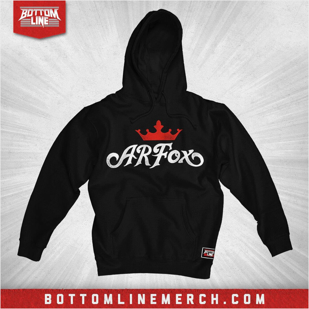 Script Crown Hoodie AR Fox Merch AR Fox Hoodie BFF Birthday Gifts Christmas Presents