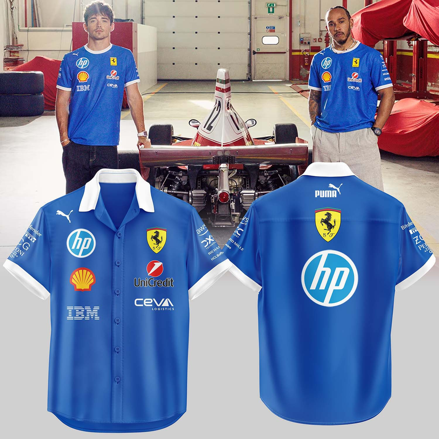 Scuderia Ferrari Merch 2025 Hawaiian Shirt Monza Edition Best Gift For F1 Racing Lovers