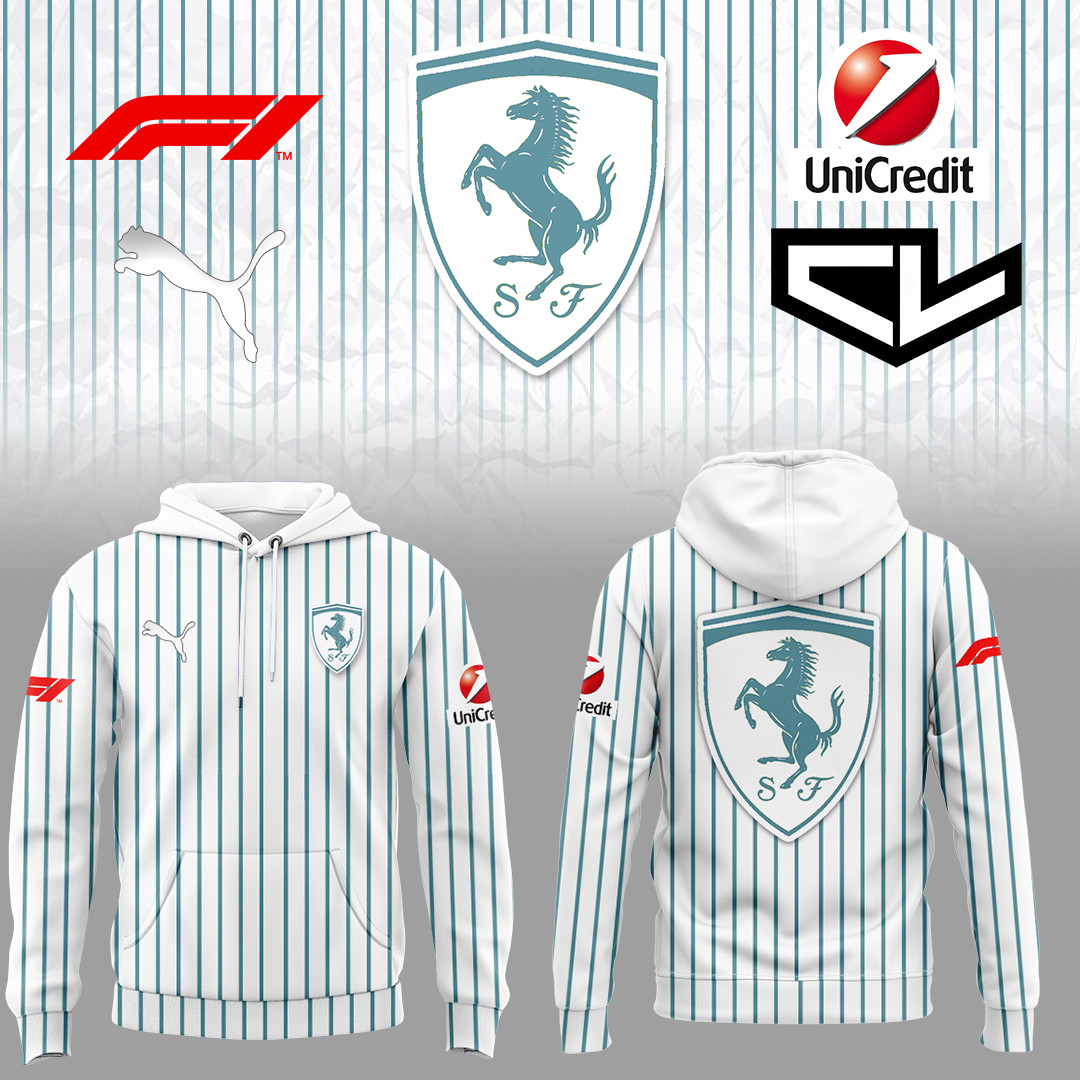 Scuderia Ferrari Merch Hoodie Monaco Best F1 Merchandise Gift For F1 Enthusiasts