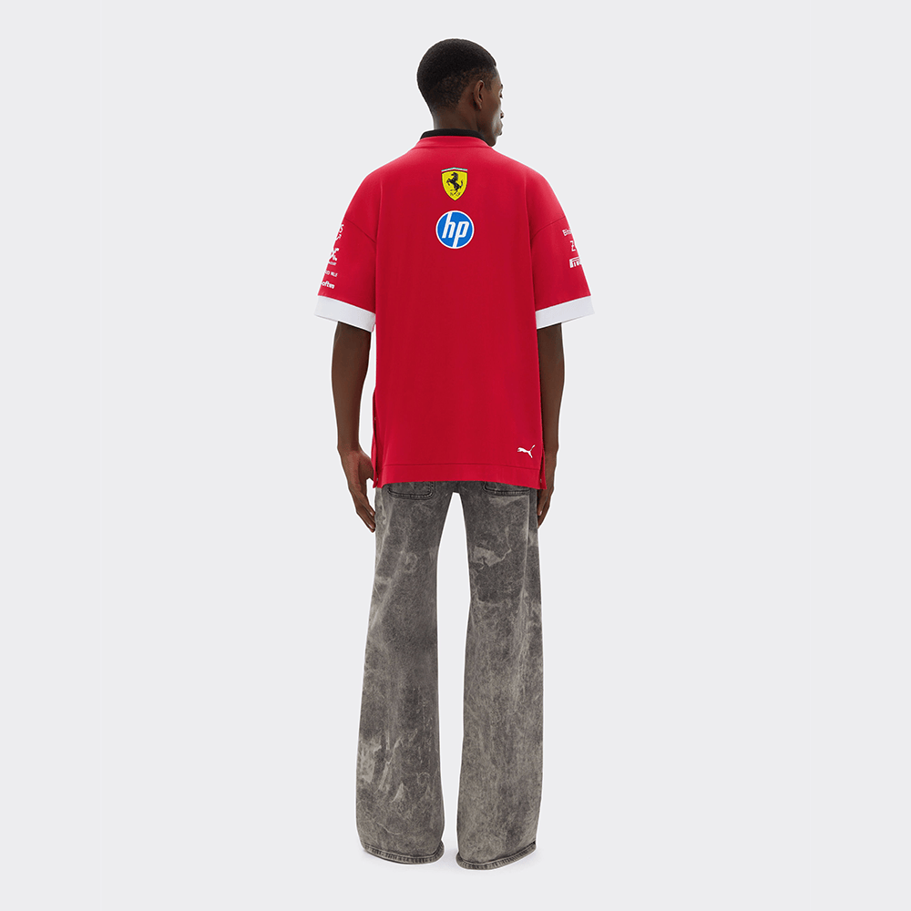 Scuderia Ferrari Merch Puma For Scuderia Ferrari HP 2025 Drivers T-Shirt F1 Ferrari Merch