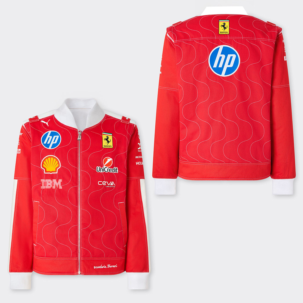 Scuderia Ferrari Monza 2025 Merch Puma For Scuderia Ferrari HP 2025 Monza Jacket Gifts For Him