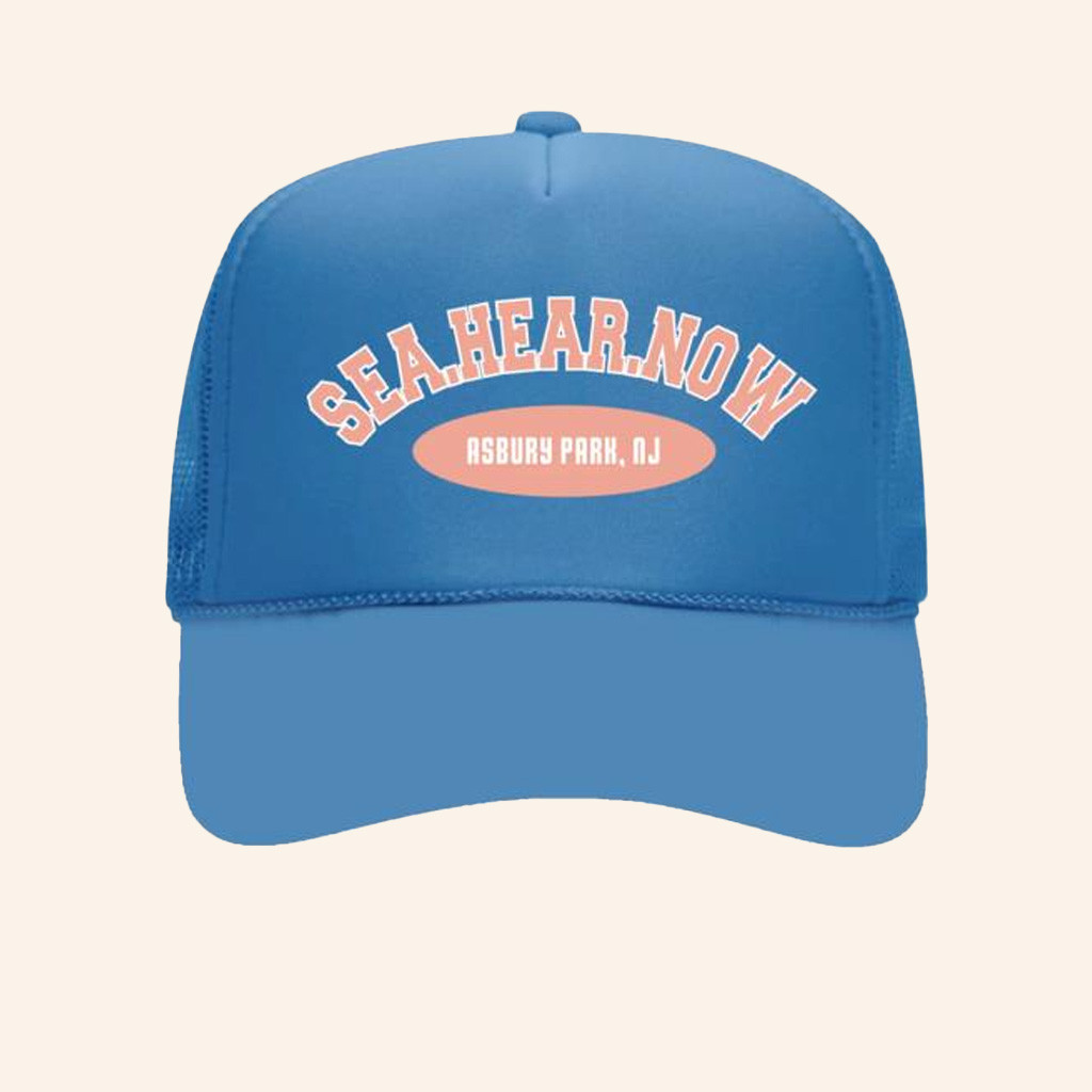 Sea Hear Now Festival Merch Sea Hear Now Collegiate Trucker Hat Gifts For Him