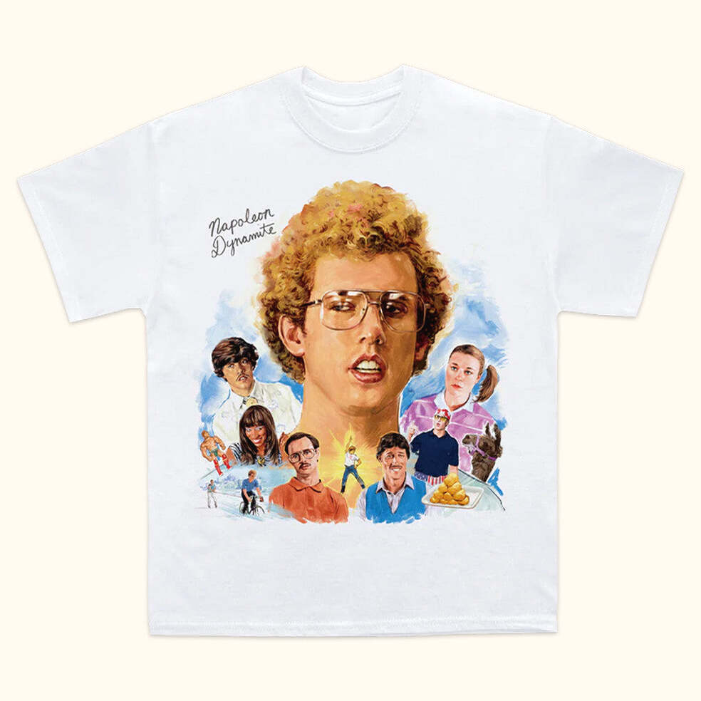 Searchlight Pictures Merch Napoleon Dynamite Mural T-Shirt Gifts For Her Gifts For Besties