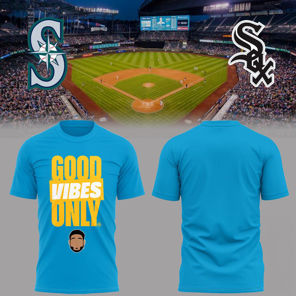 Seattle Mariners Good Vibes Only 2025 Shirt Cool Gifts For Baseball Lovers