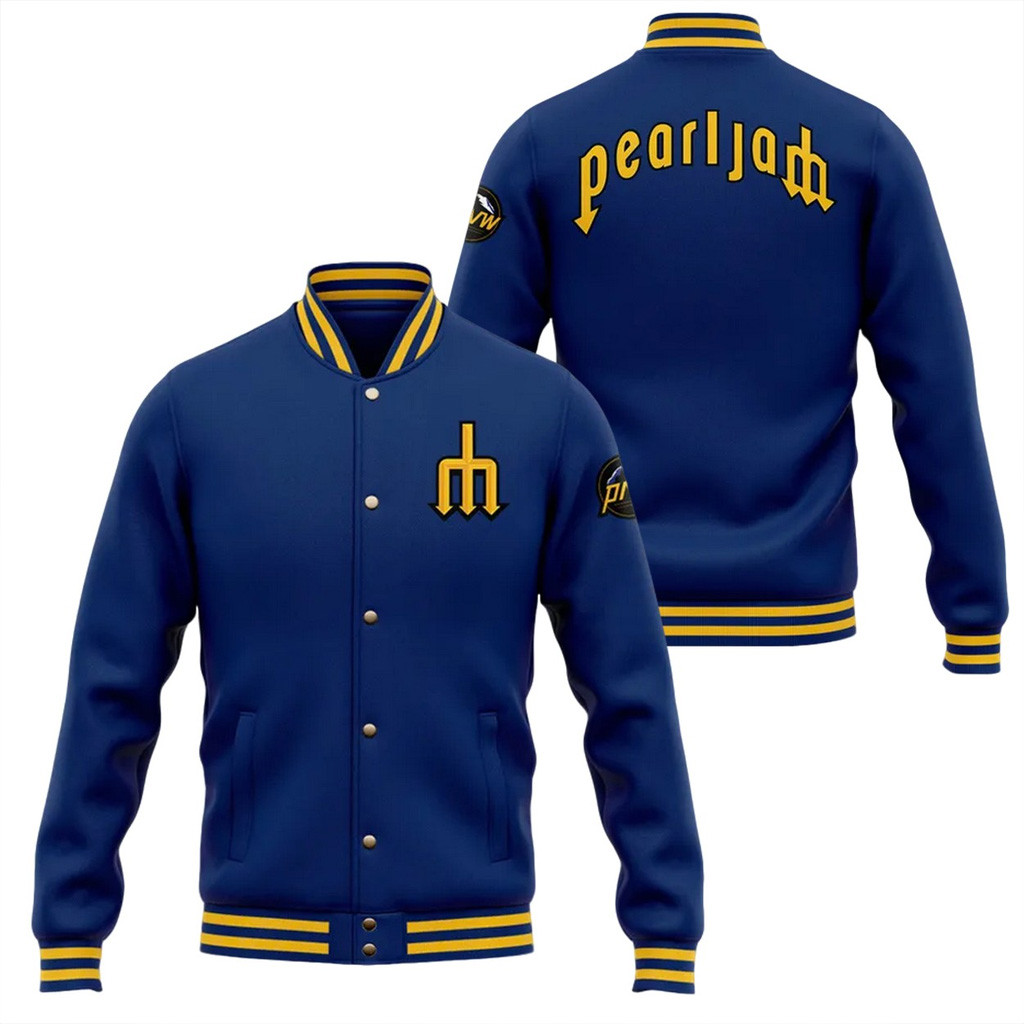 Seattle Mariners X Pearl Jam Ten Club Night Jacket Seattle Mariners Merch Gifts For Fan