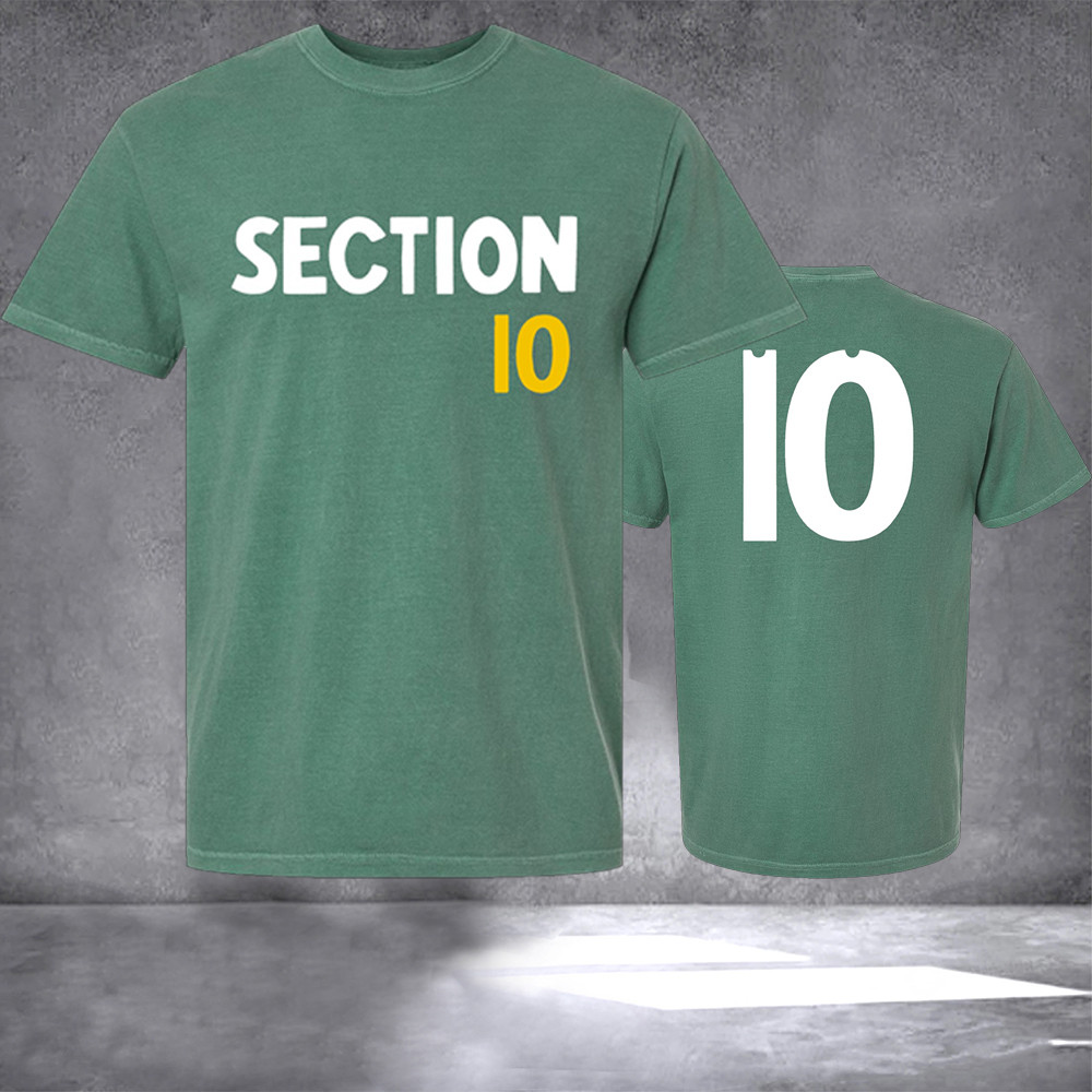 Section 10 T-Shirt Green Gifts For Boyfriend