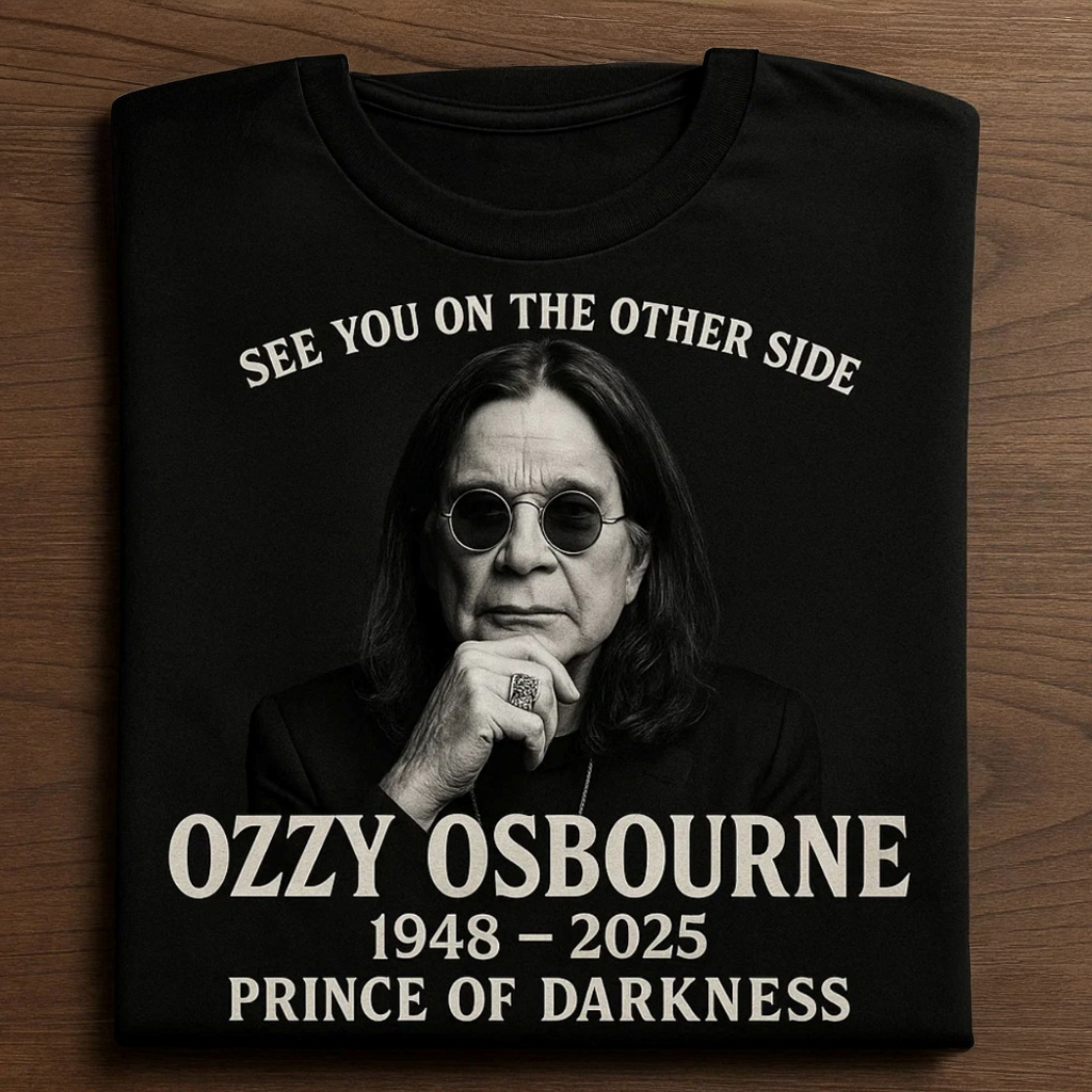 See You On The Other Side Rip Ozzy Osbourne T-Shirt Ozzy Merch Memorial Gifts