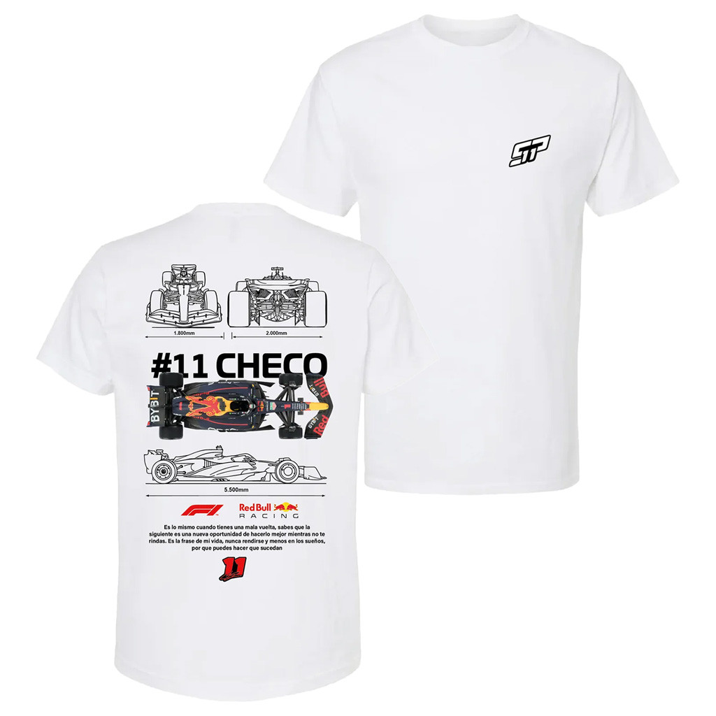 Sergio Checo Perez Merch Checo Perez Red Bull RB19 Formula 1 F1 T-Shirt Gifts For Fans
