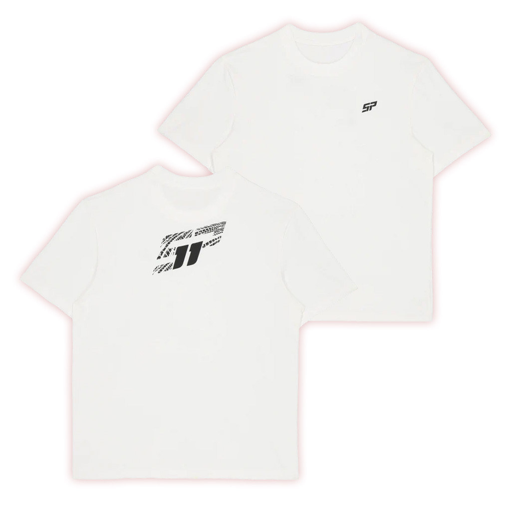 Sergio Checo Perez Merch SP 11 White T-Shirt Best Gifts For Racing Fans