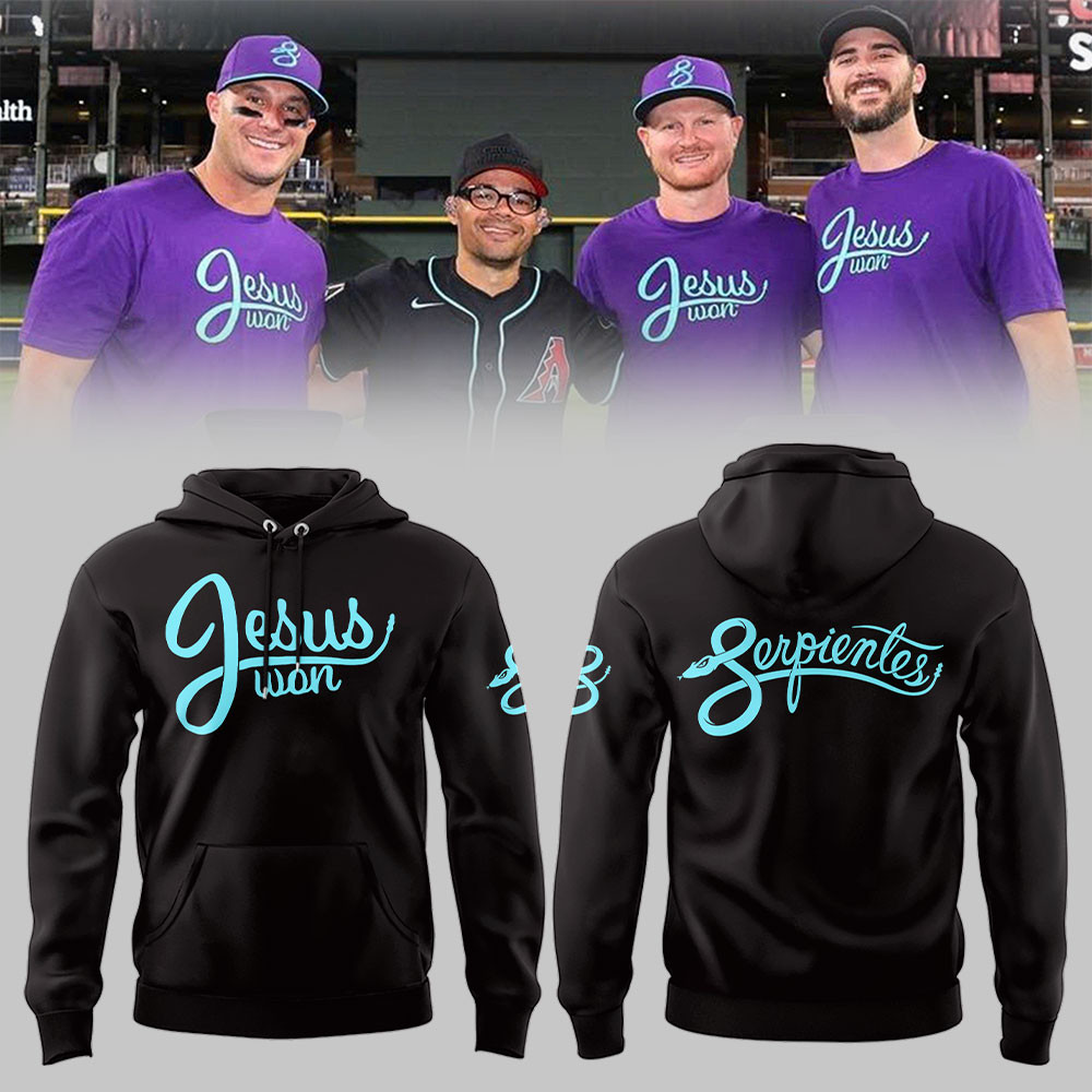Serpientes Jesus Won 2025 Hoodie Cool Baseball Gifts