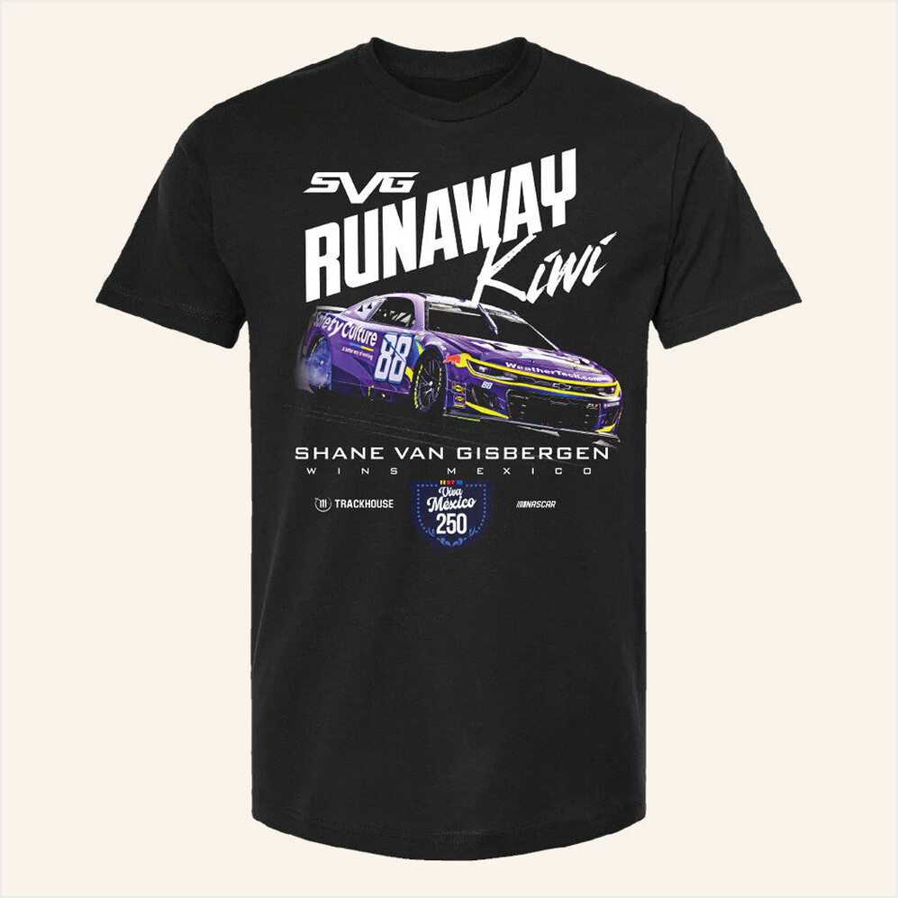 Shane Van Gisbergen 88 Mexico City Win T-Shirt Trackhouse Merch Birthday Gifts For Fans