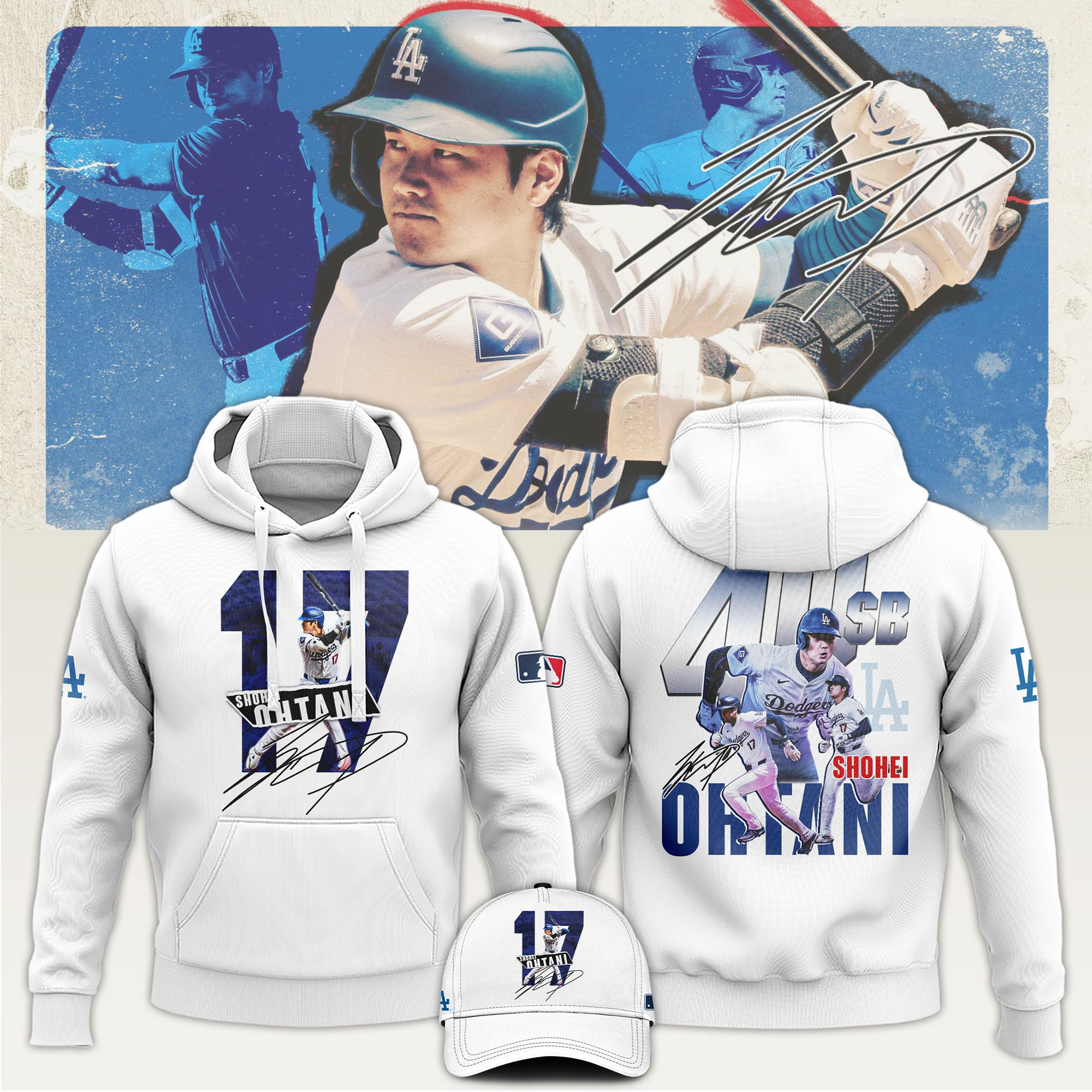 Shohei Ohtani Hoodie Ohtani Has A 40hr40sb Season Fan Merch