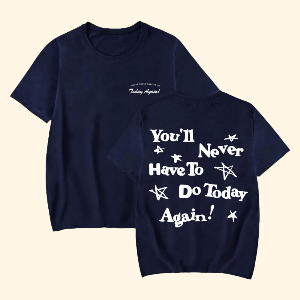 Shop Today Again T-Shirt Alex Warren Merch Music Related Birthday Gifts For Guys BFF Gifts