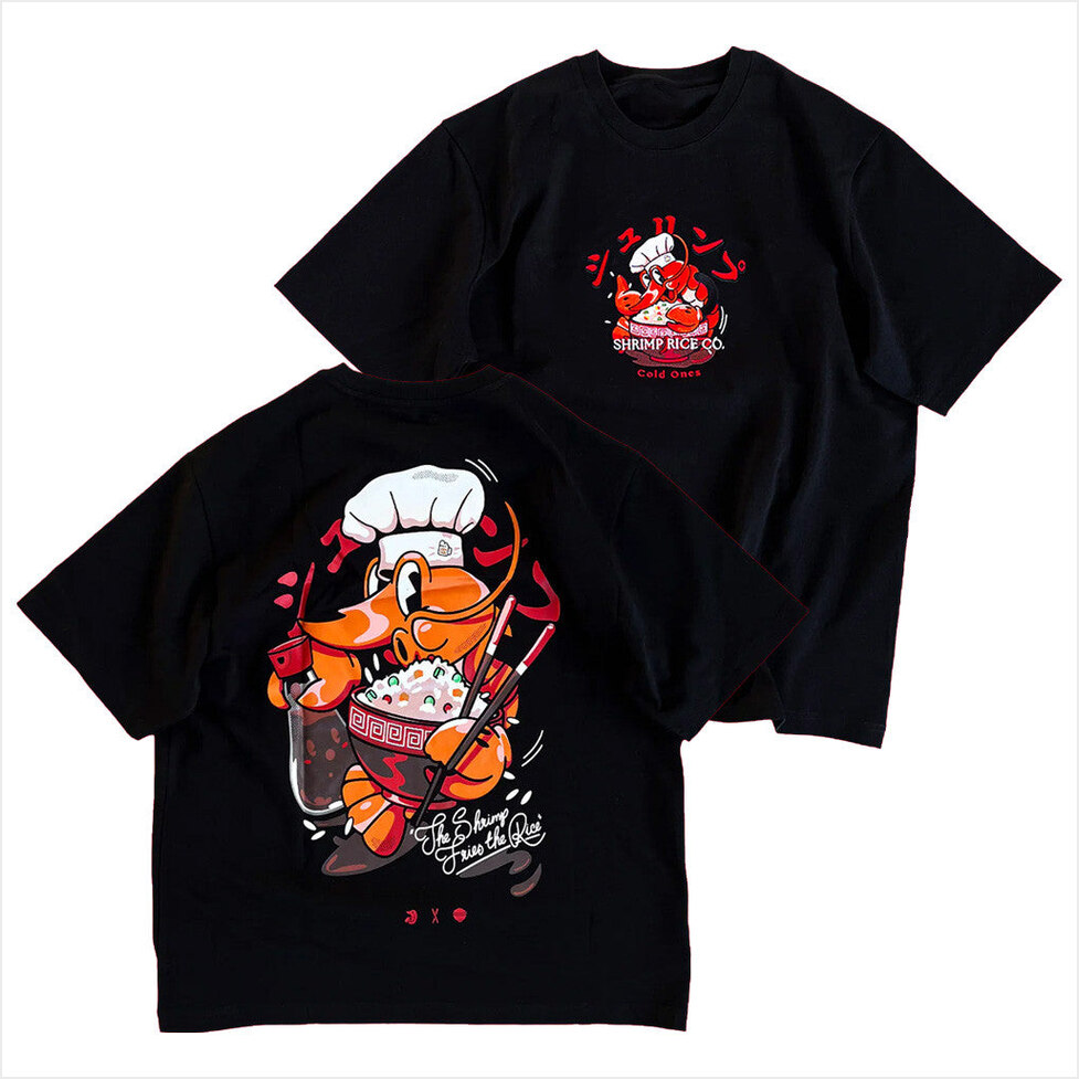 Shrimp Fried Rice T-Shirt Cold Ones Merch Birthday Gifts For Best Friend Her Christmas Presents