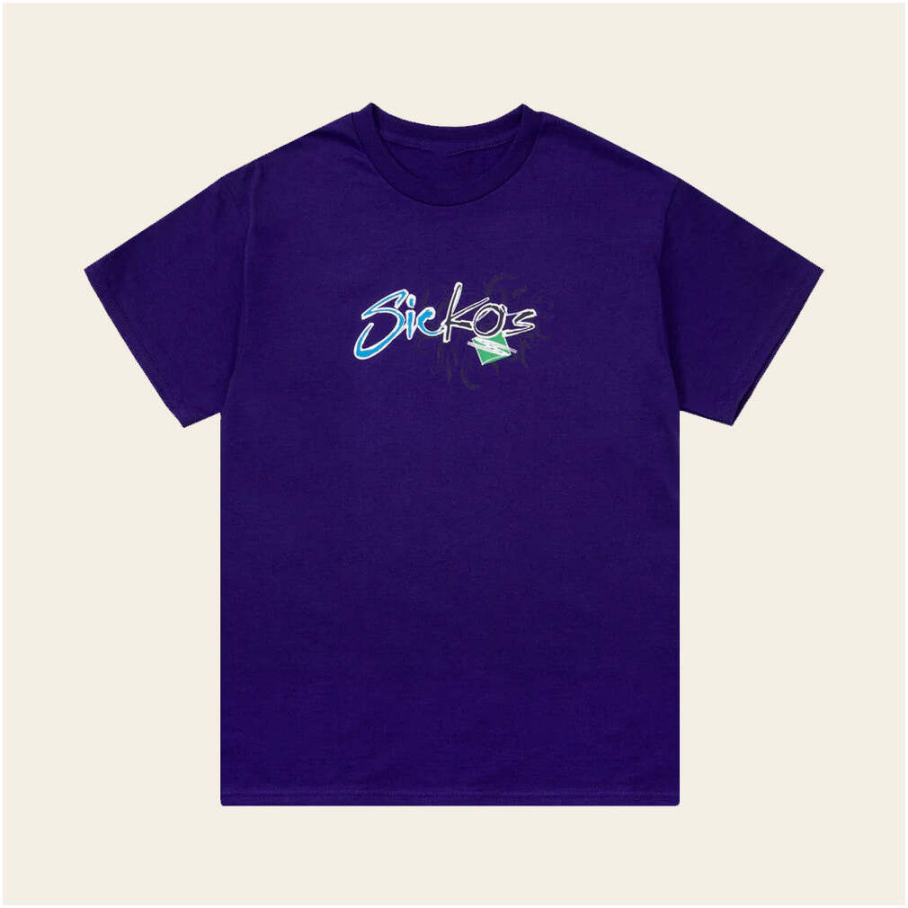 Sickos Merch 2000's Purple T-Shirt Present For Husband Birthday Gifts For Besties