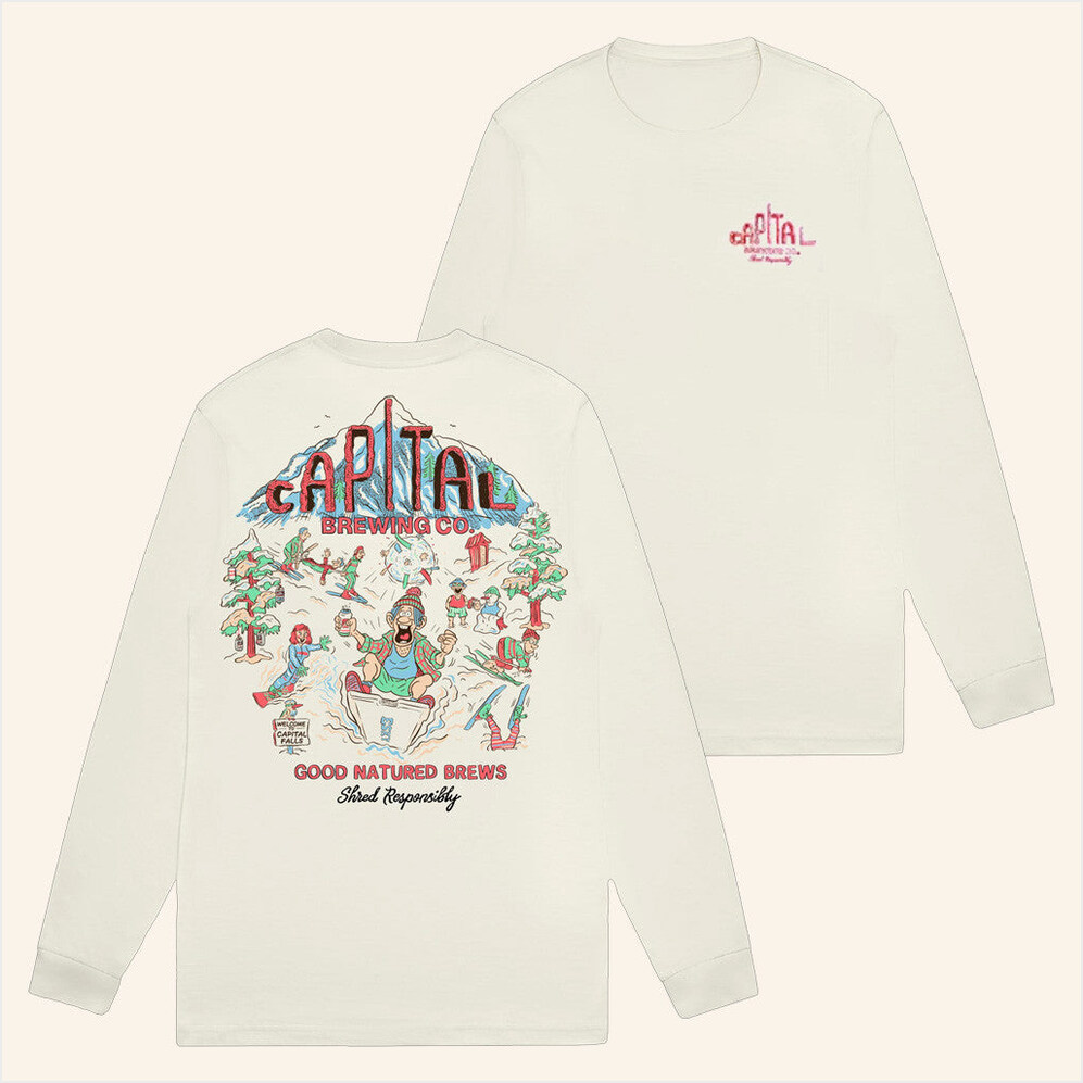 Simon Perini Winter Long Sleeve T-Shirt Capital Brewing Merch Birthday Gifts For Best Friend