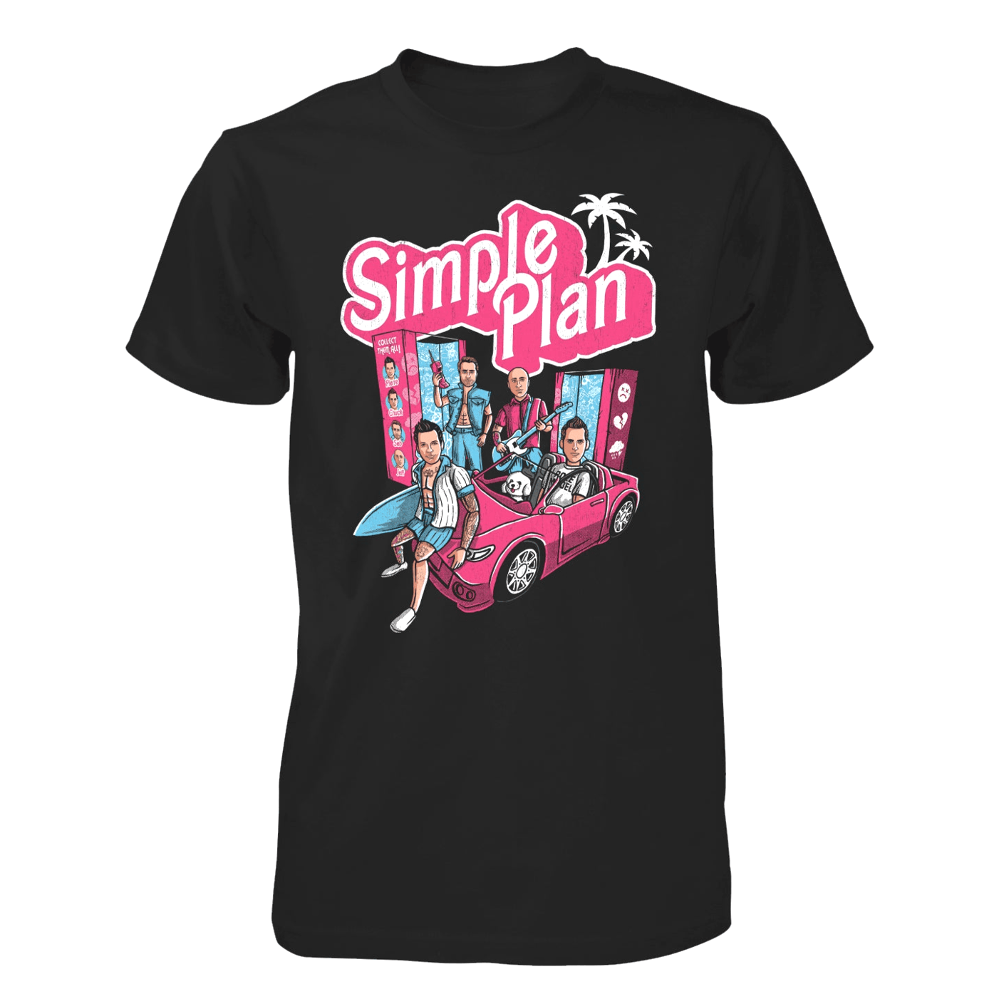 Simple Plan Merch Dolls And Car T-Shirt Present For Wife Birthday Gifts For Besties