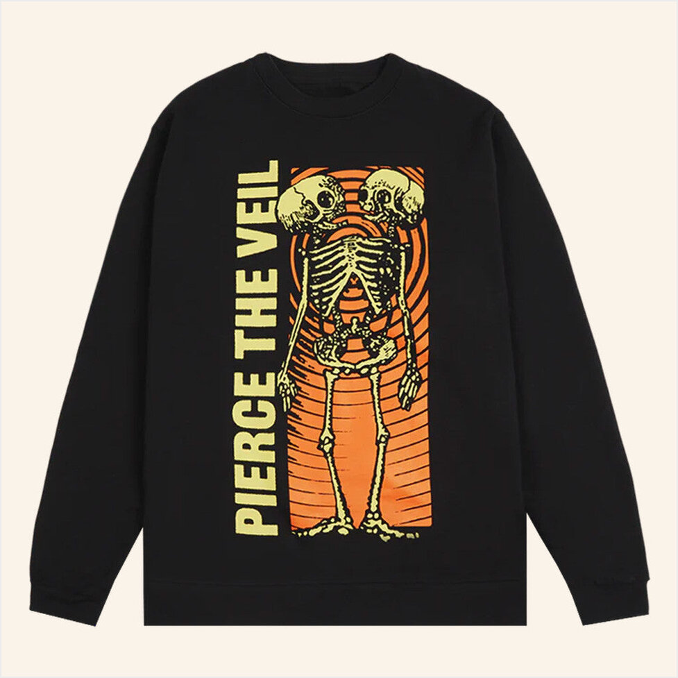 Skeleton Lovers Long Sleeve T-Shirt Pierce The Veil Merch Birthday Gifts For Best Friend