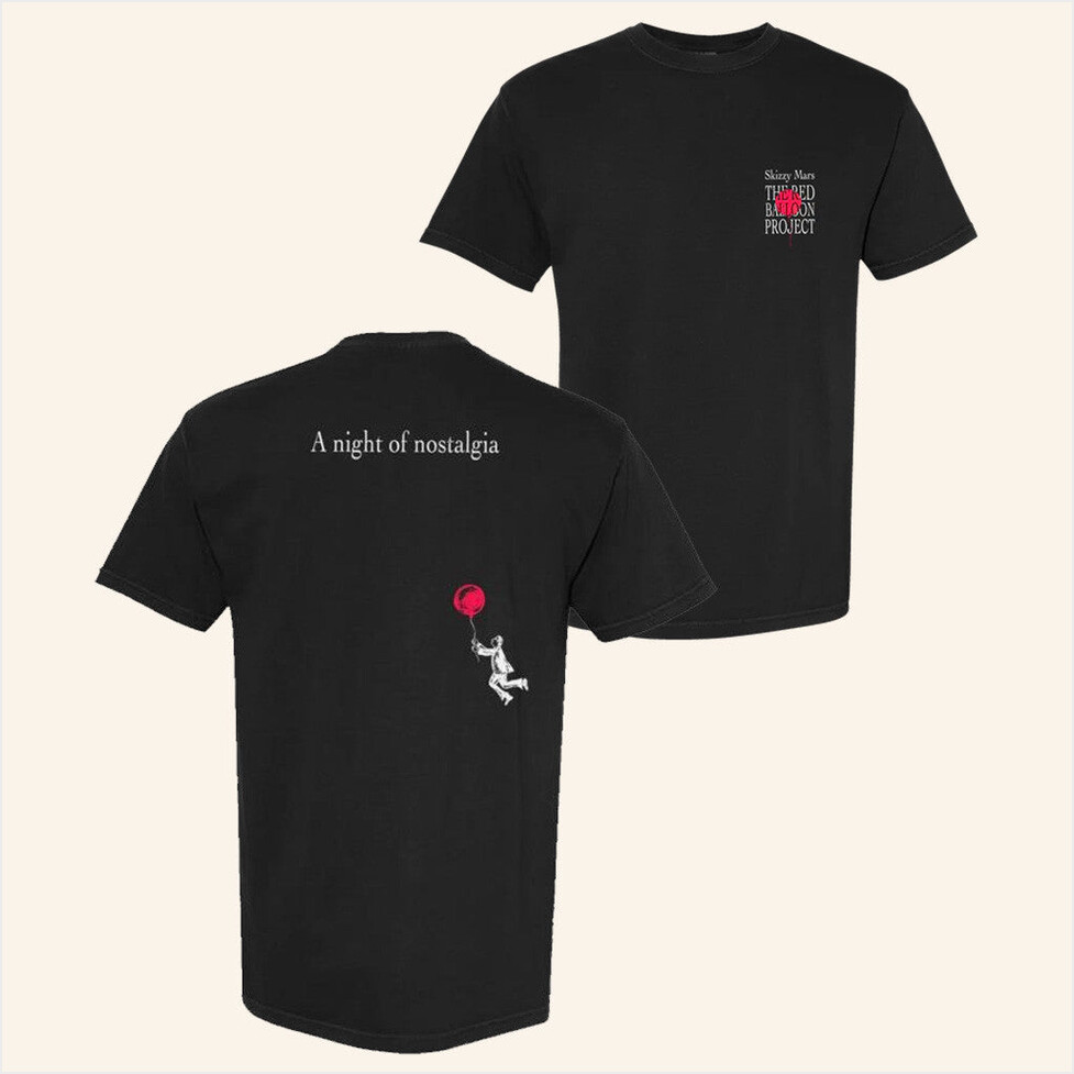 Skizzy Mars Night Of Nostalgia T-Shirt Skizzy Mars Merch Best Birthday Gifts For Music Lovers
