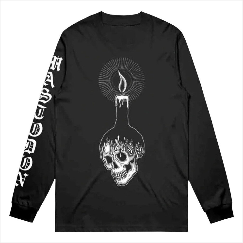 Skull Candle Long Sleeve T-Shirt Mastodon Merch Best Gifts For Dudes Gifts For Best Friend