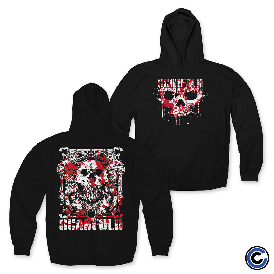 Skull Hoodie Scarfold Merch Scarfold Hoodie Best Friend Birthday Gifts Christmas Presents