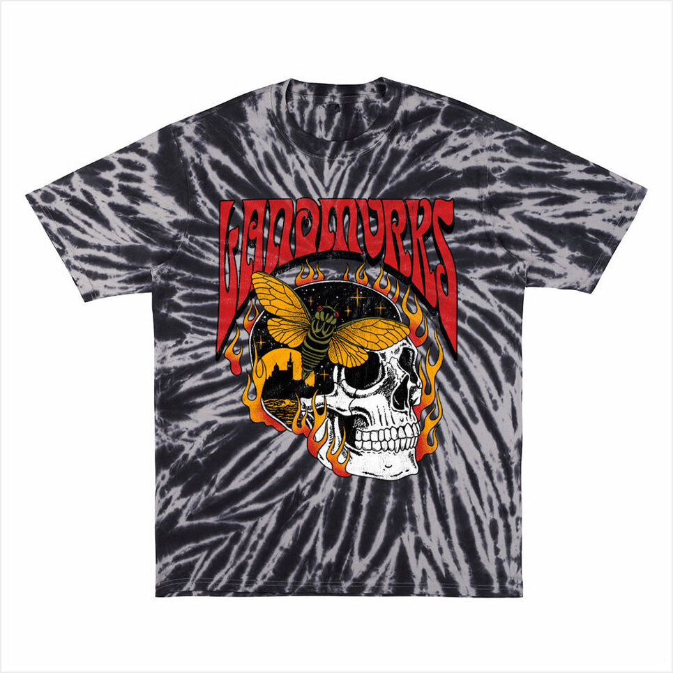 Skull Tie Dye Shirt Landmvrks Merch Landmvrks Shirt Dad Birthday Gifts For Father'S Day 2025