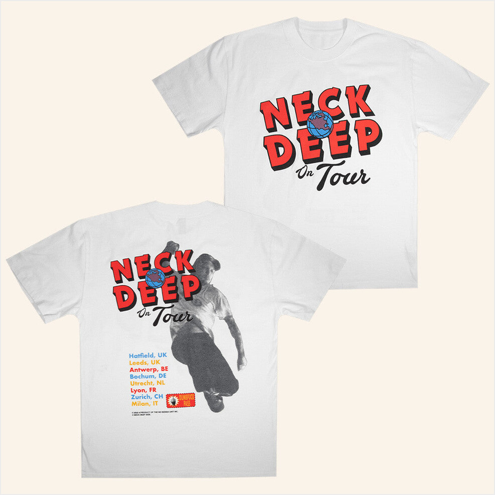 Slam Dunk 25 Tour T-Shirt Neck Deep Merch Present For Wife BFF Birthday Gifts Ideas