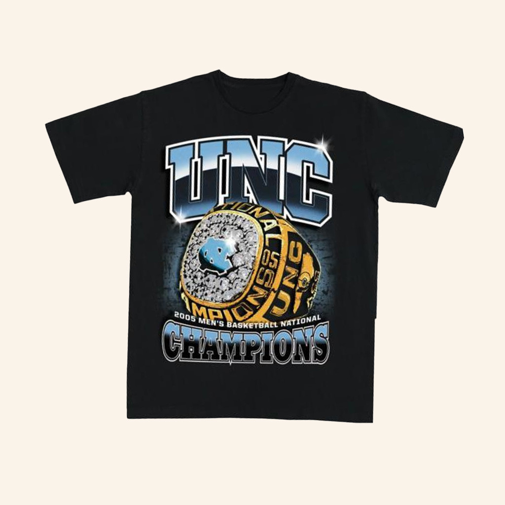 Slam Goods Merch UNC Men's 2005 National Champions Shirt Gifts For Fans
