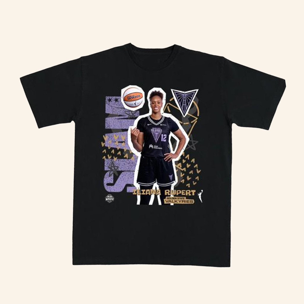 SLAM Merch Iliana Rupert Golden State Valkyries T-Shirt Gift For Basketball Lover