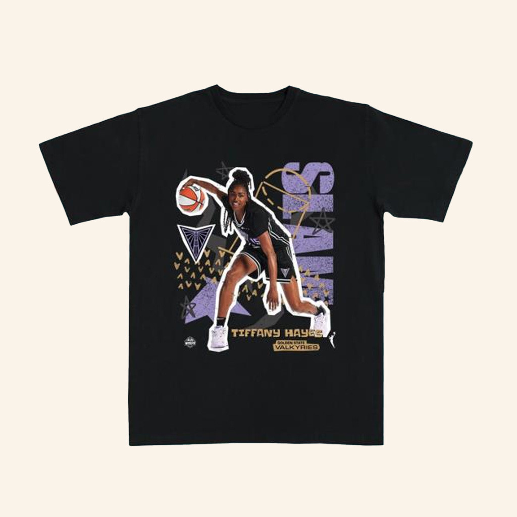 SLAM Merch Tiffany Hayes Golden State Valkyries T-Shirt Basketball Fan Gift Ideas