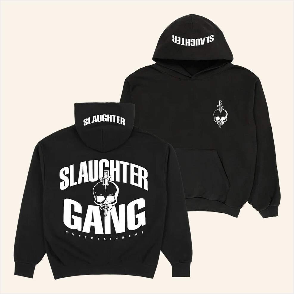 Slaughter Gang Hoodie 21 Savage Merch For Fans Birthday Gifts For Rapper Best Friend Gifts
