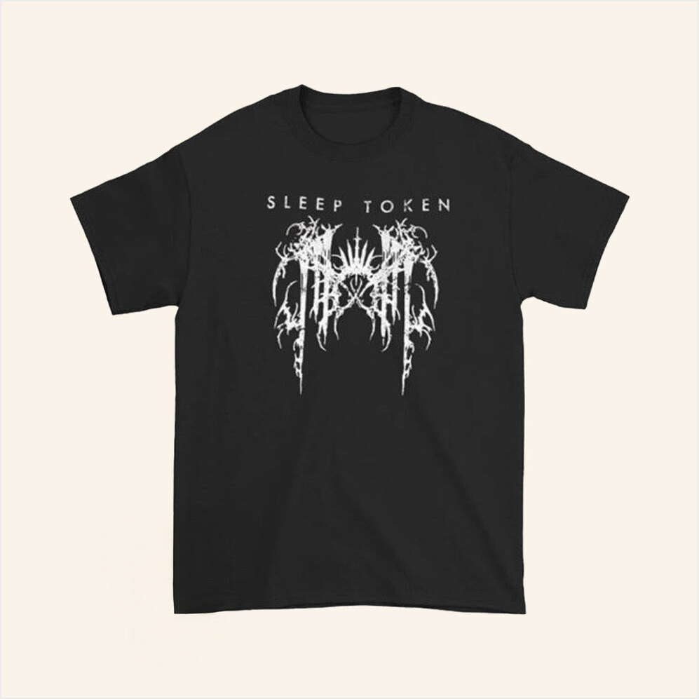 Sleep Token Grunge Logo Front Only Rockabilia Exclusive T-Shirt Rockabilia Merch Gifts For Papa