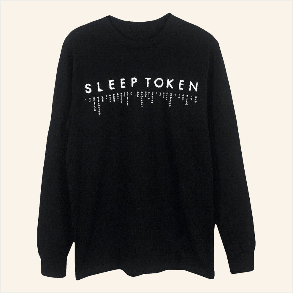 Sleep Token Logo Black Long Sleeve Shirt Spinefarm Merch Birthday Gifts For Besties