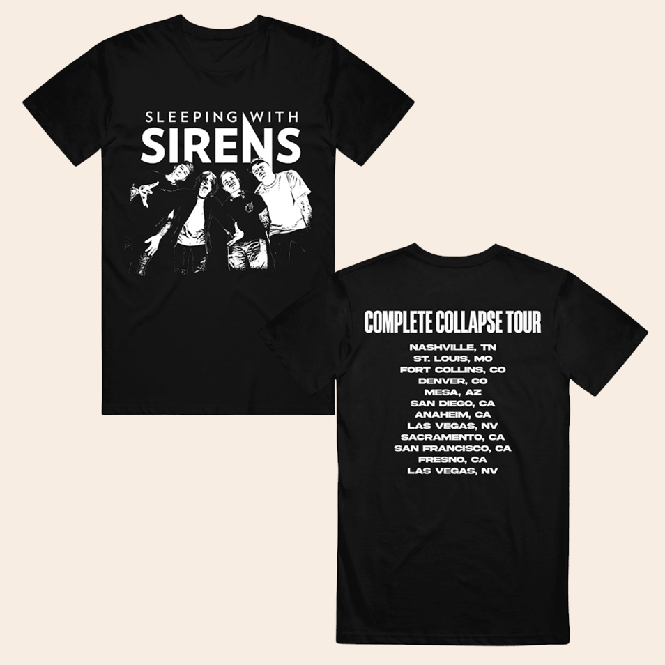 Sleeping With Sirens Photo Tour T-Shirt Sleeping With Sirens Merch Great Father's Day Gifts
