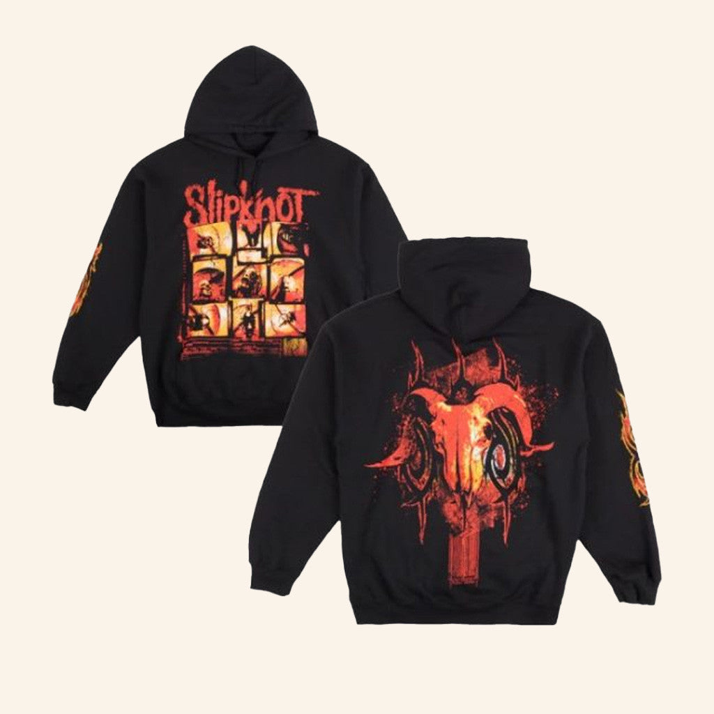 Slipknot Merch 9 Square Hoodie Birthday Gift Ideas For Him